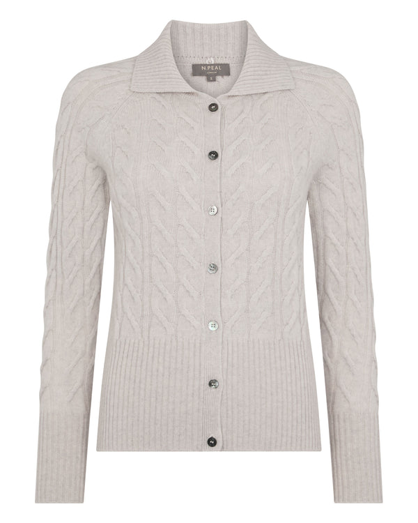 Women's Myla Fur Collar Cashmere Cardigan 2