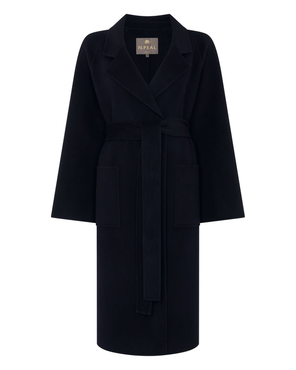 Women's Longline Woven Coat 2