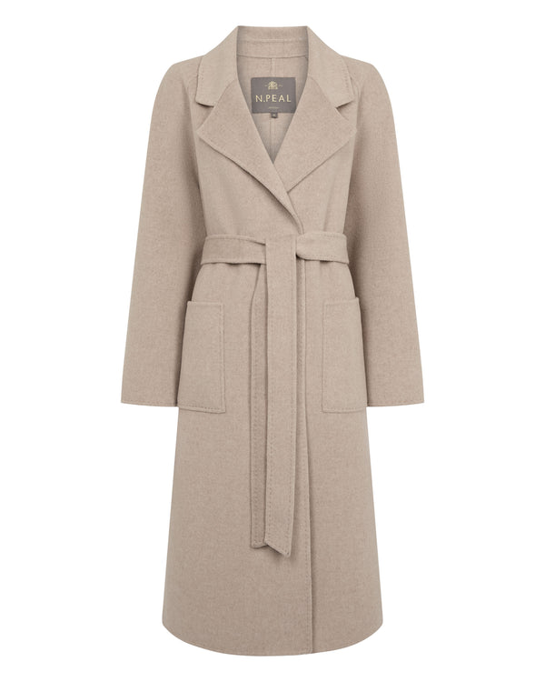 Women's Longline Woven Coat 2