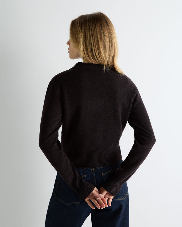 Women's Thea Collared Cashmere Cardigan 4