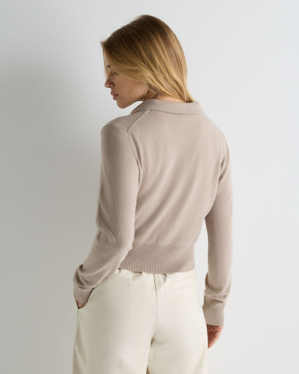 Women's Thea Collared Cashmere Cardigan 4