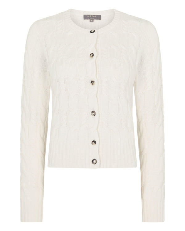 Women's Cable Cashmere Cardigan 2