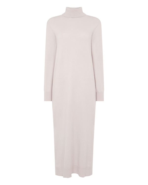 Women's Roll Neck Cashmere Jumper Dress 2