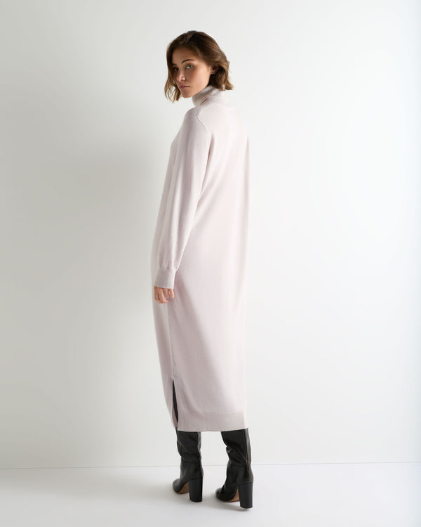 Women's Roll Neck Cashmere Jumper Dress 4
