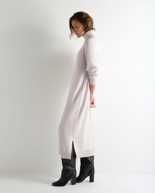 Women's Roll Neck Cashmere Jumper Dress 6