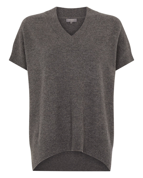 Women's Honeycomb Sleeveless Cashmere Jumper 2