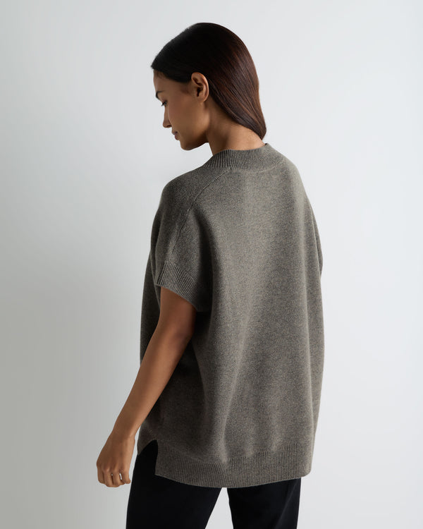 Women's Honeycomb Sleeveless Cashmere Jumper 4