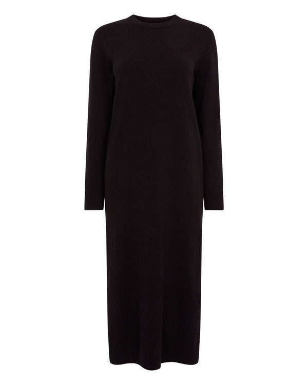 Women's Round Neck Cashmere Jumper Dress 2