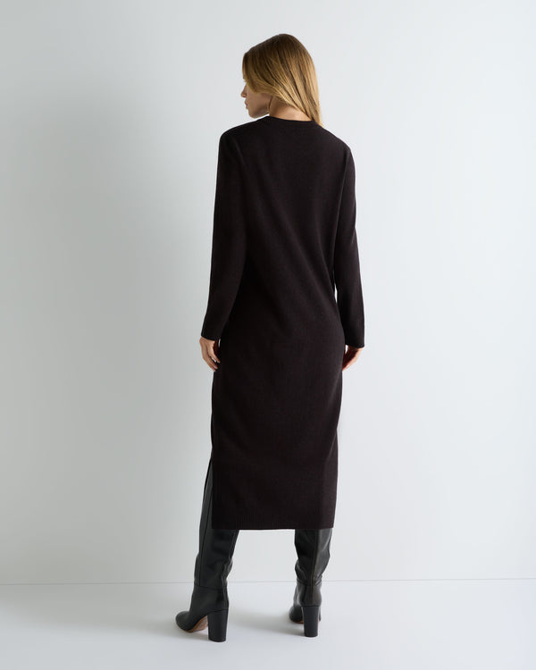 Women's Round Neck Cashmere Jumper Dress 4