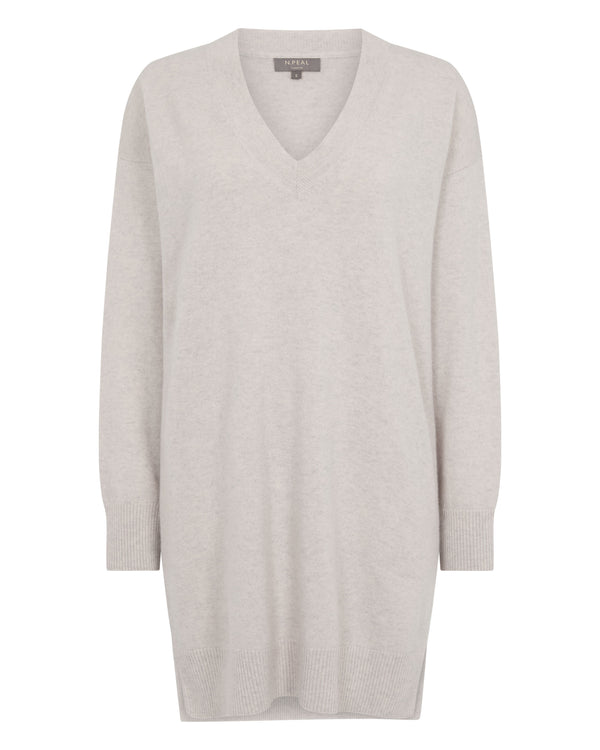 Women's Elise Long V Neck Cashmere Tunic 2