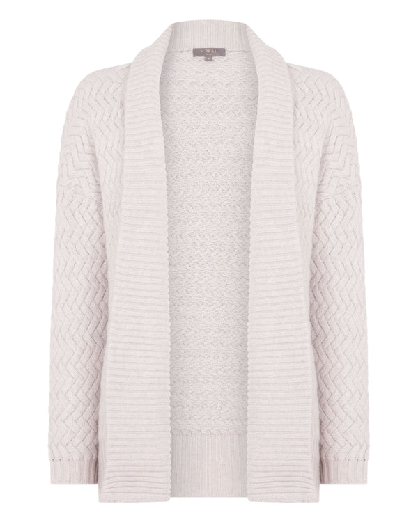 Women's Heirloom Basketweave Cashmere Cardigan 2