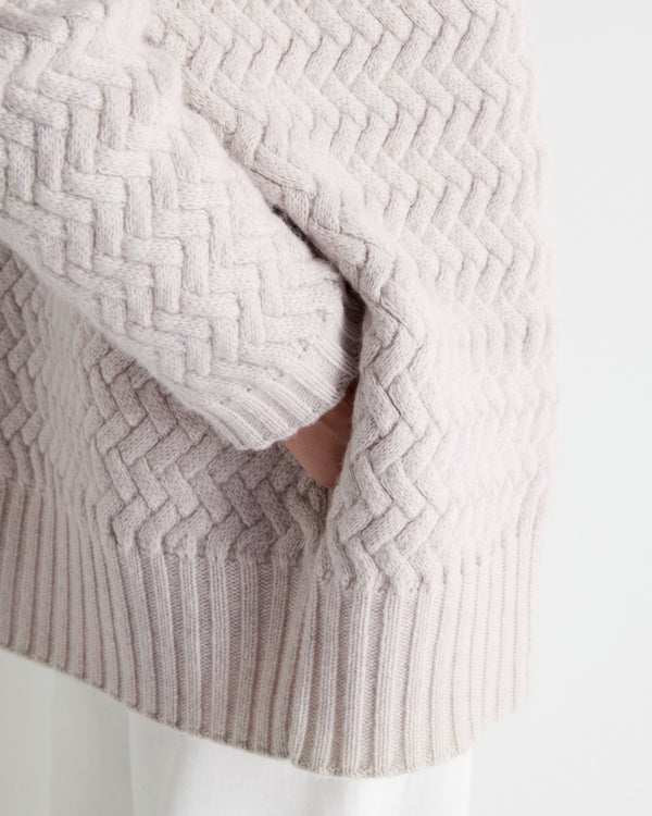 Women's Heirloom Basketweave Cashmere Cardigan 5