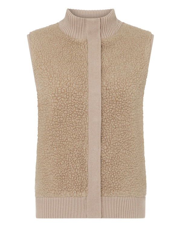 Women's Cashmere Shearling Gilet 2