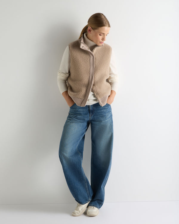 Women's Cashmere Shearling Gilet 3