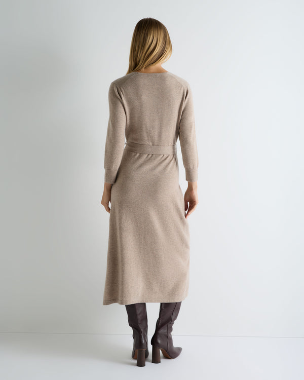 Women's Willa Wrap Cashmere Dress 4