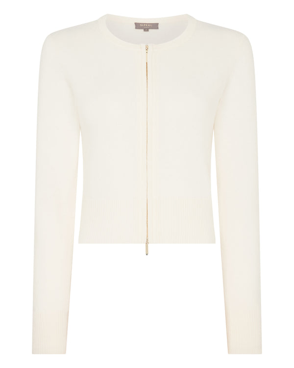 Women's Ivy Zipped Cashmere Cardigan 2
