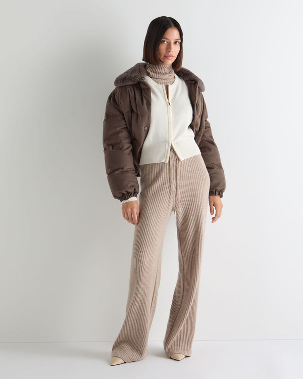 Women's Ivy Zipped Cashmere Cardigan 3