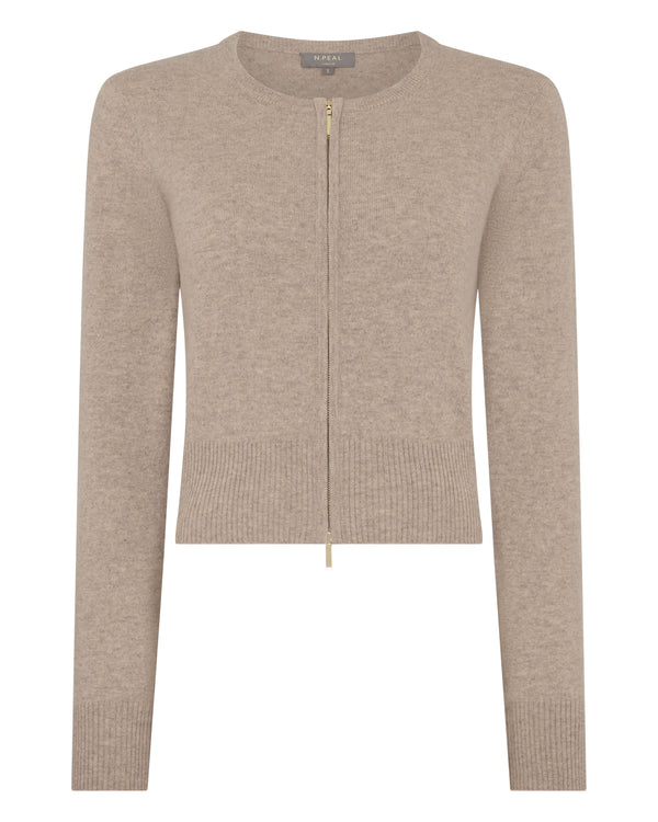 Women's Ivy Zipped Cashmere Cardigan 2