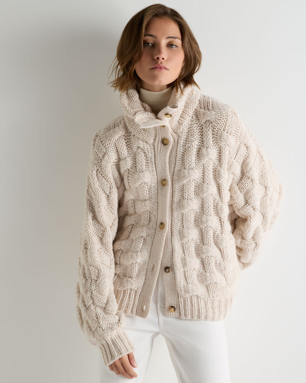 Women's Hero Button Cashmere Jumper 1