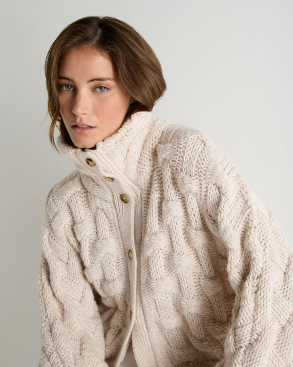 Women's Hero Button Cashmere Jumper 5