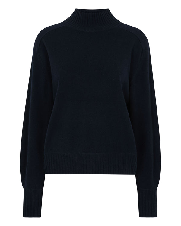 Women's Funnel Neck Cashmere Jumper 2