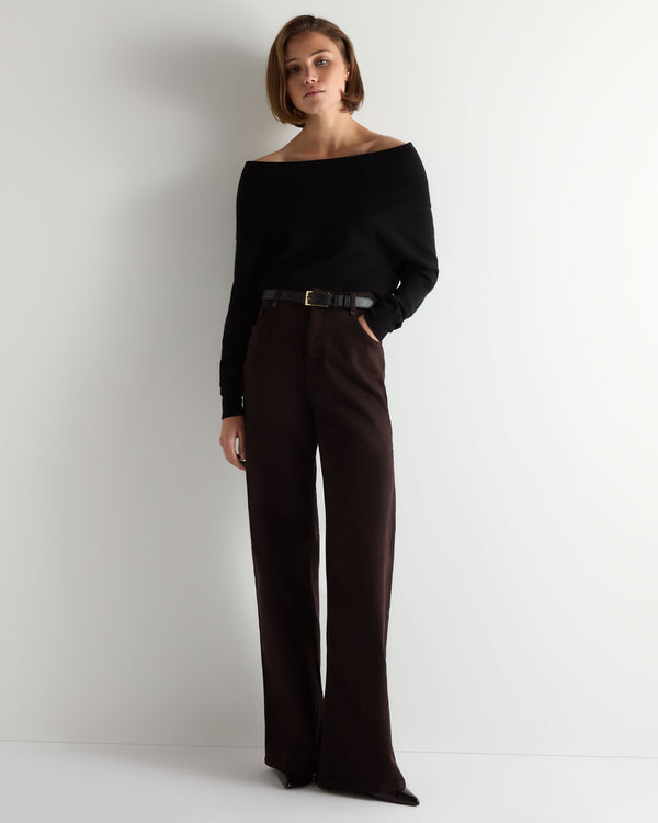Women's Off-The-Shoulder Cashmere Jumper 6