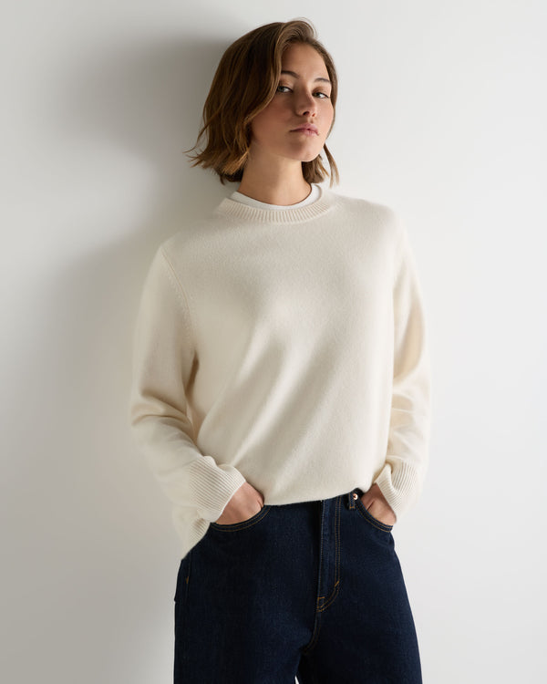 Women's Cashmere Crew Neck Jumper 1