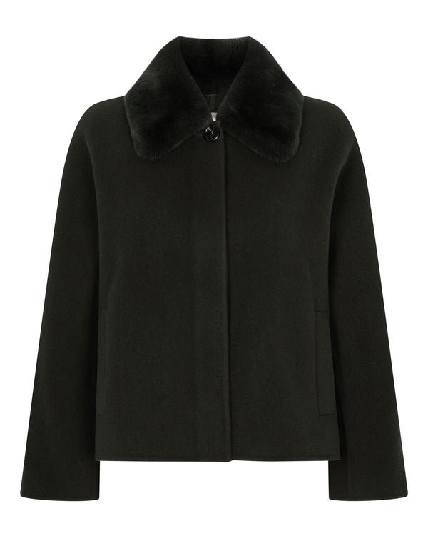 Women's Laurel Fur Collared Jacket 8