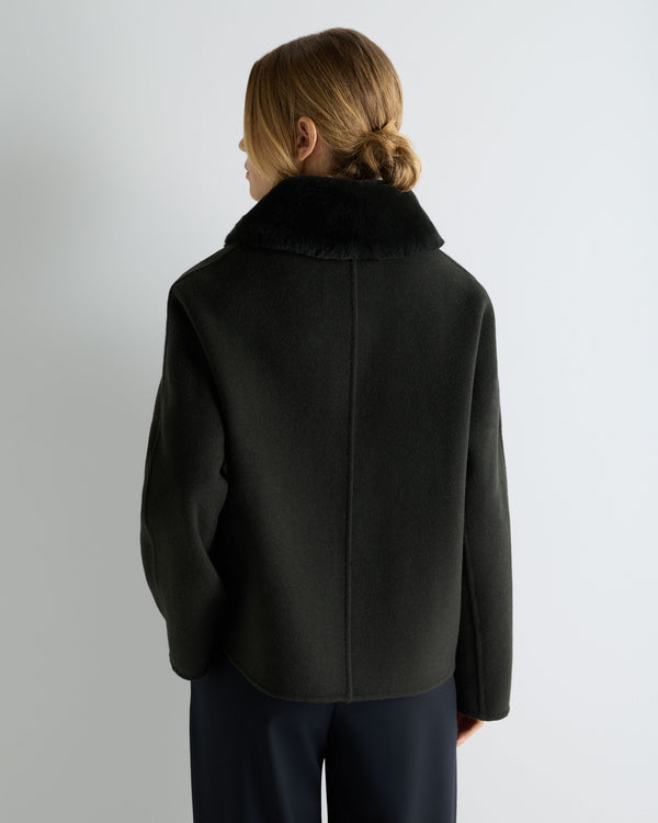 Women's Laurel Fur Collared Jacket 4