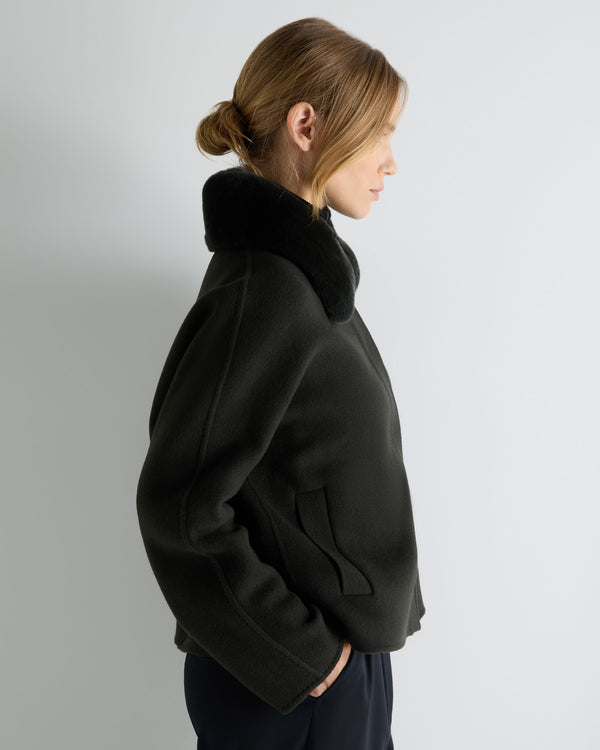 Women's Laurel Fur Collared Jacket 5