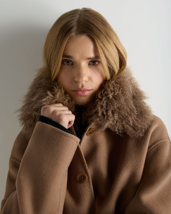 Women's Shearling Collar Jacket 5