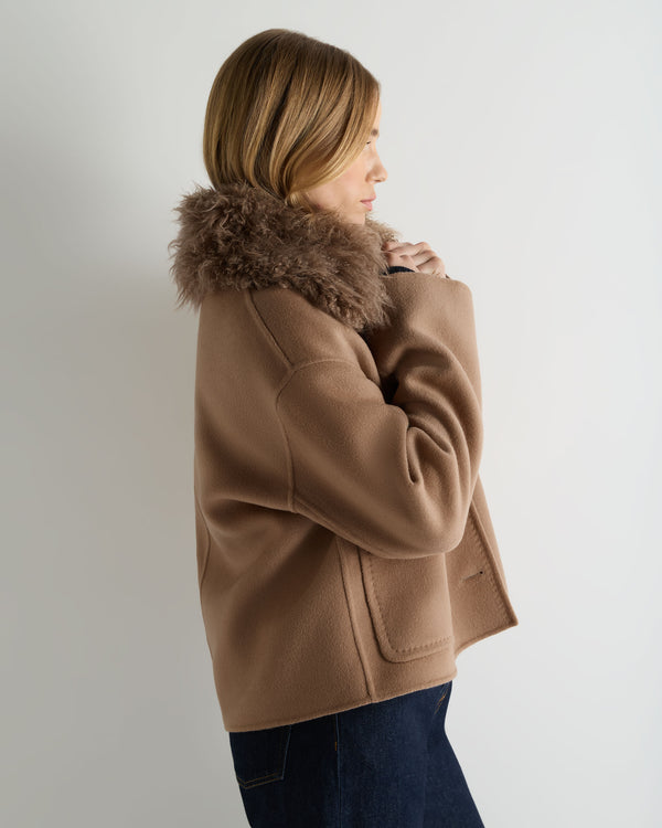 Women's Shearling Collar Jacket 6
