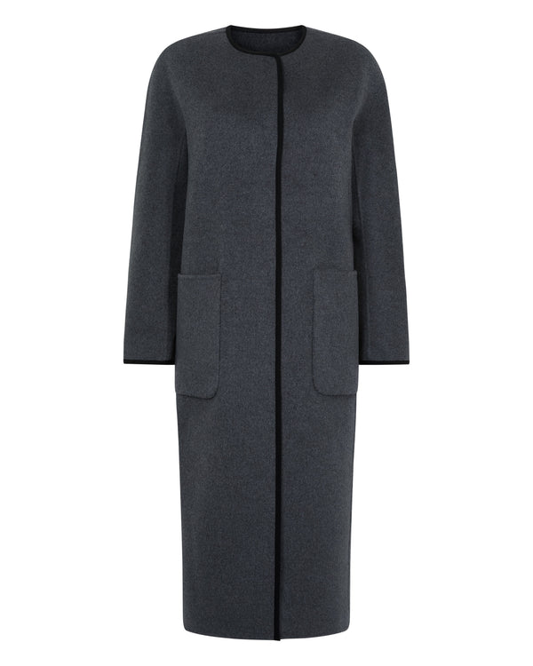 Women's Wool Silk Blend Coat 2