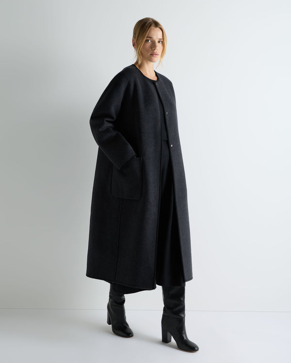 Women's Wool Silk Blend Coat 7