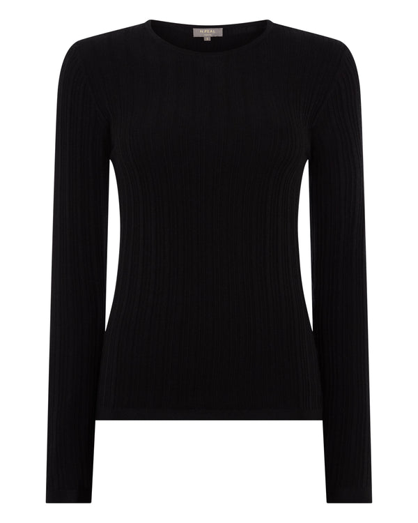 Women's Long Sleeve Ribbed Top 2