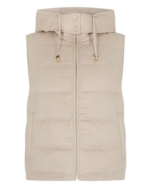 Women's Hooded Reversible Fur Gilet 2