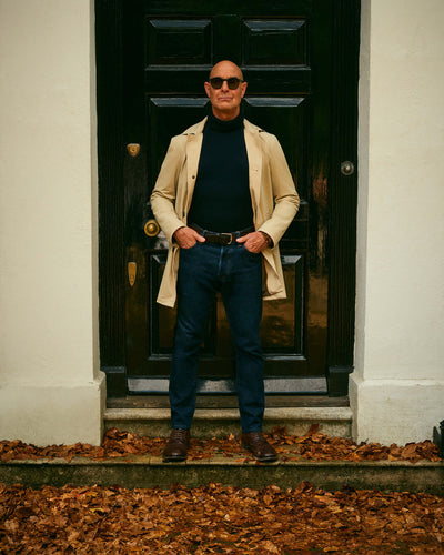 N.PEAL x TUCCI FOLDAWAY TECHNICAL RAINCOAT Stone Brown