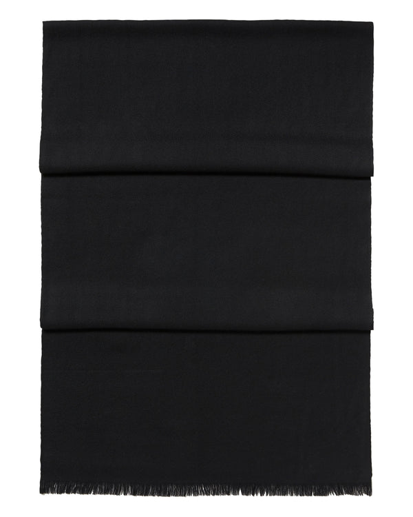 N.Peal Women's Pashmina Cashmere Stole Black