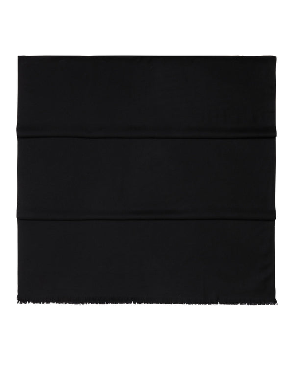 N.Peal Women's Pashmina Cashmere Shawl Black