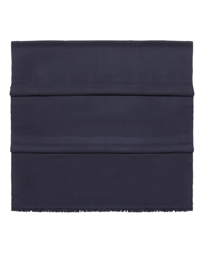 N.Peal Women's Pashmina Cashmere Shawl Navy Blue