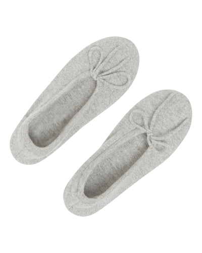 N.Peal Women's Cashmere Slippers Fumo Grey