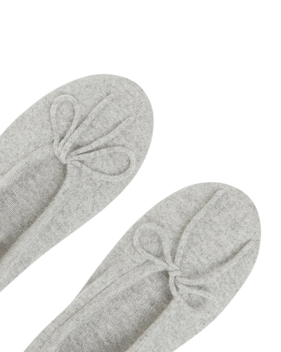 N.Peal Women's Cashmere Slippers Fumo Grey