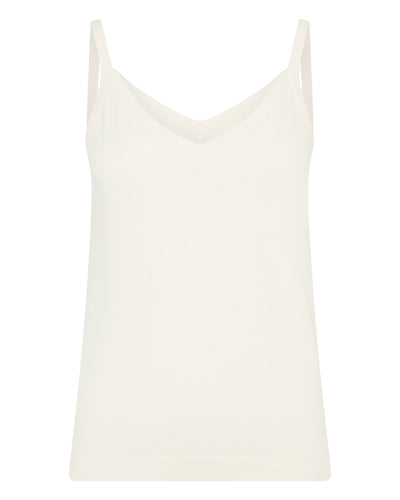 N.Peal Women's Cotton Cashmere Camisole New Ivory White