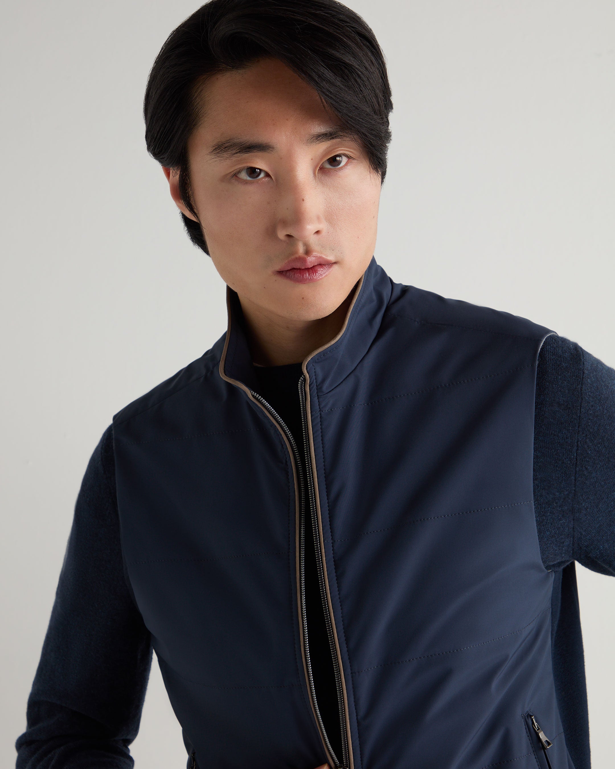 Men's Weatherproof Gilet Navy Blue | N.Peal