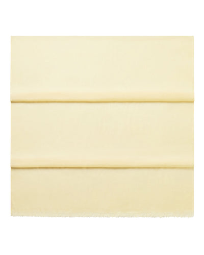 N.Peal Women's Ultrafine Pashmina Cashmere Shawl Butter Yellow