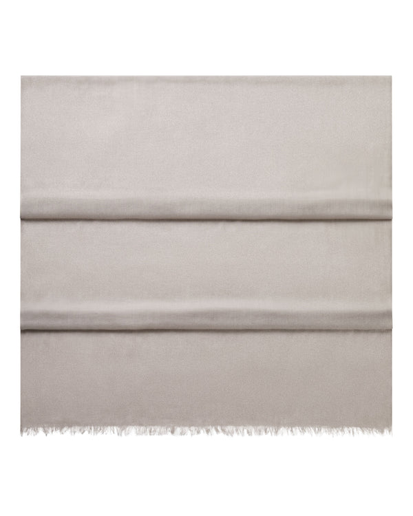 N.Peal Women's Ultrafine Pashmina Cashmere Shawl Oat Grey