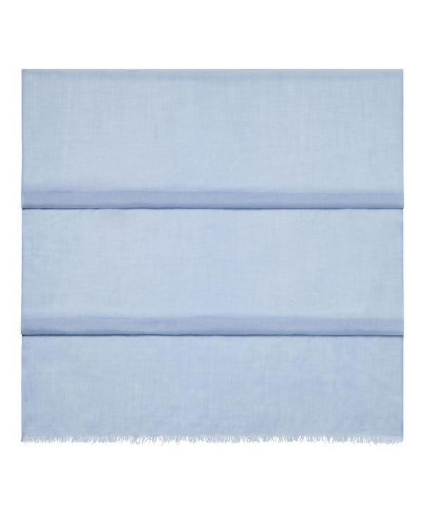 N.Peal Women's Ultrafine Pashmina Cashmere Shawl Sea Mist Blue