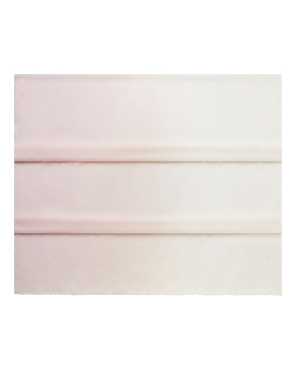 N.Peal Women's Dip Dye Cashmere Scarf Powder Pink