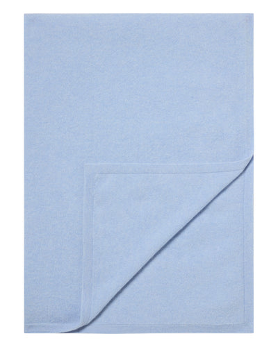 N.Peal Women's Lightweight Cashmere Shawl Sea Mist Blue