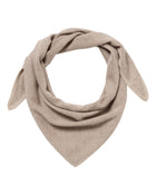 Unisex Birdseye Silk Cashmere Neckerchief Soft Taupe Brown Birdseye
